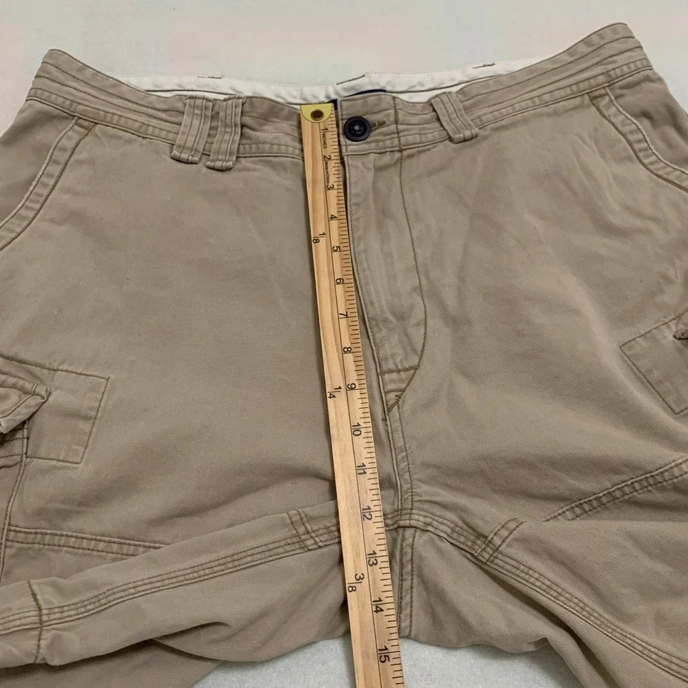 Polo Ralph Lauren Cargo Shorts Men's 38 Khaki Classic Rugged Cotton 10